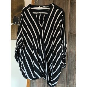 Criss Cross Striped Maurices Top